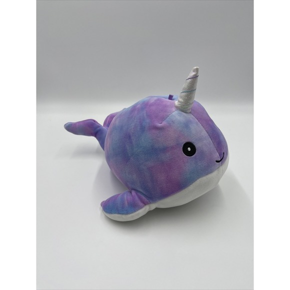 Squishmallows Hallie Narwhal Tie Dye‎ Plush 8 inch - Picture 3 of 6